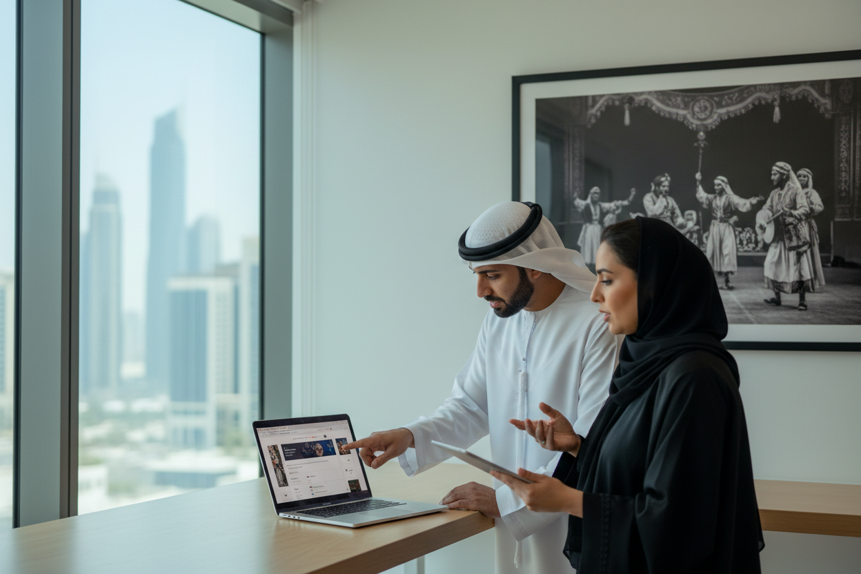 من المسرح إلى الشاشة: التجارة الإلكترونية ومستقبل الفنون الأدائية الإماراتية على المستوى العالمي