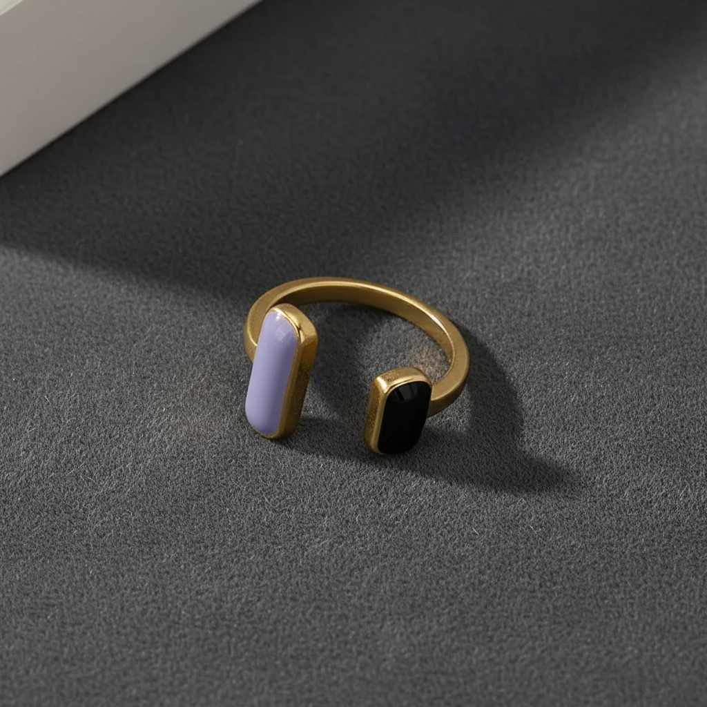 Versatile Zinc Alloy Adjustable Open Ring – Minimalist Stackable Jewelry